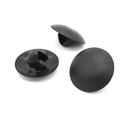 Abbildung von VVO Befestigungsclips für die Motorhaube, Kunststoff, 10 Stück, Schwarz