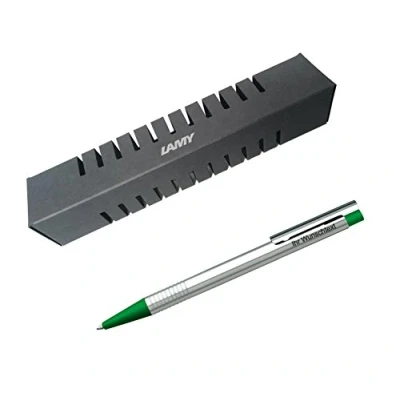 Abbildung von Lamy Kugelschreiber matt Logo Modell 205, Farbe grün inkl. Laser Gravur