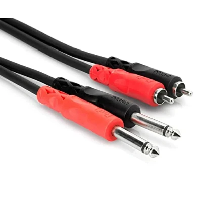 Abbildung von Hosa CPR203 Dual Kabel (6,3mm TS Klinke 3m)