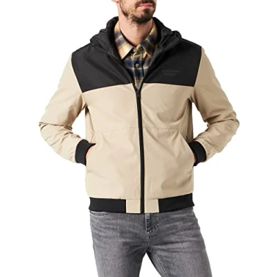 Abbildung von Jack &amp; Jones HOOD NOOS Leichte Jacke, Herren, Größe: XXL, Crockery detail blocking