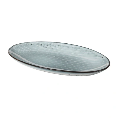 Abbildung von Broste Copenhagen NORDIC SEA Platte oval S 13,6 x 22 cm