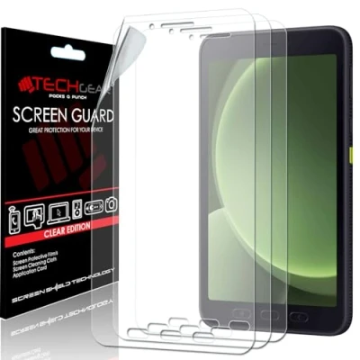 Abbildung von TECHGEAR 3er Pack Galaxy Tab Active 5 8.0&quot; Displayschutzfolien (SM X306), ultraklare Displayschutzfolie, entworfen für Samsung 2024