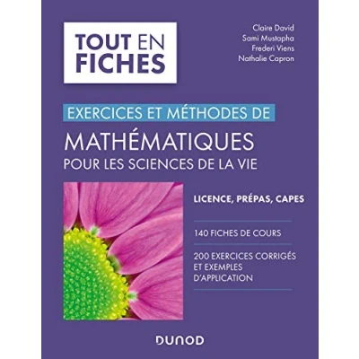 Abbildung von Mathématiques pour les sciences de la vie: Exercices et méthodes