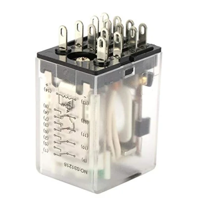 Abbildung von Keenso Zwischenrelais 14 Pin 5A 12VDC Mini Power Elektromagnetisches Relais BEMM4C für Automatisierungsgeräte, Schaltschränke(12VDC)