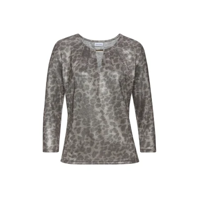 Abbildung von LASCANA 3/4 Arm Shirt mit Animaldruck