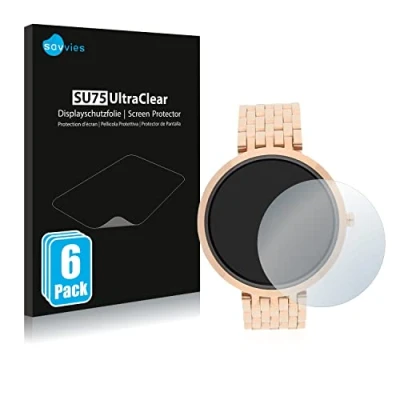 Abbildung von Savvies 6 Stück Schutzfolie für Xlyne X Watch Siona/XW Fit Displayschutz Folie Ultra Transparent