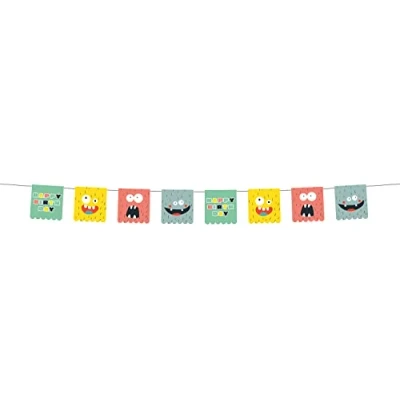 Abbildung von Folat 68294 Wimpelkette Monster Bash 6 Meter, Mehrfarben