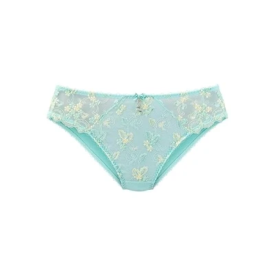 Abbildung von Lascana Ladies Brief Slip, Damen, Größe: 36/38, Mint/yellow