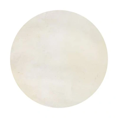 Abbildung von BQLZR Trommelfell aus Ziegenhaut, rund, für Bongos, Shamanentrommeln, Tambourine, 25,4 cm, Beige