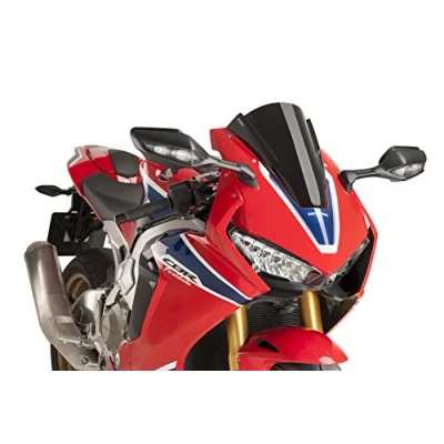 Abbildung von Puig 9407N Racing Scheibe, Honda CBR1000RR FIREBLADE 17&#039; 18&#039;, Schwarz