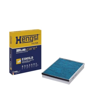 Abbildung von HENGST FILTER E3905LB Innenraumfilter mit antibakterieller Wirkung 256 203 35 FORD: FOCUS 3 Turnier, KUGA 2, 3, VOLVO: V40 Schrägheck