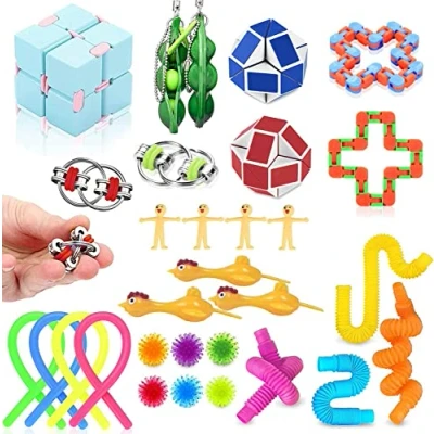 Abbildung von 30 Stück Fidget Toys Set Anti Stress Spielzeugset, lindert und Angst Spielzeug für Kinder Erwachsene, Autismus ADHS Sensorisches Spielzeug, Geburtstagsfeier Kindertagsgeschenk Weihnachts