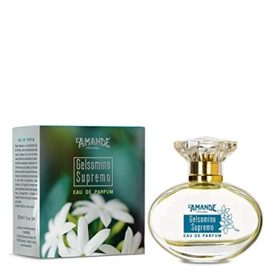 Abbildung von L&#039;AMANDE Frischer und blumiger Narzissen Duft mit Noten von Rose Ylang Ylang, den Düften Bernstein Zedernholz, Eau de Parfum warmen Supreme Jasmin, 50 ml