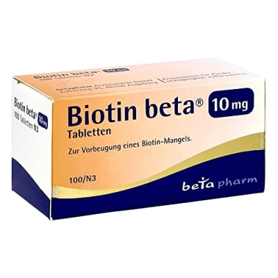 Abbildung von Biotin BETA 10 mg Tabletten 100 St