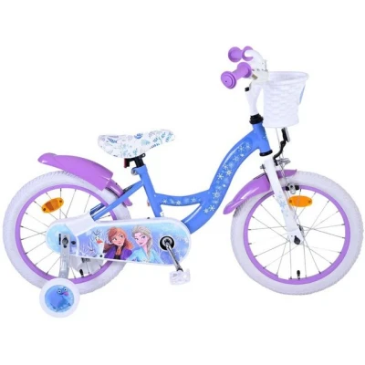 Abbildung von Disney Die Eiskönigin 2 Kinderfahrrad 16 Zoll, Blau/Lila
