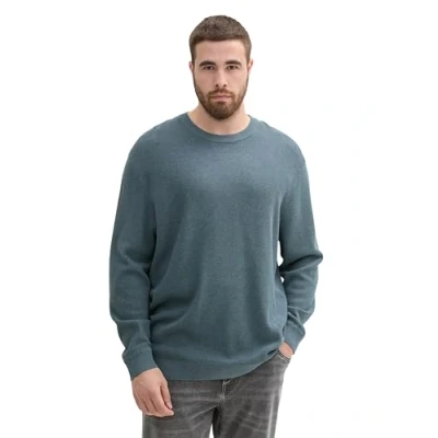 Abbildung von TOM Tailor Strickpullover, Herren, Größe: 5XL, Stormy teal melange
