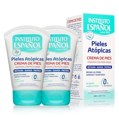 Abbildung von Instituto Español Fußcreme Atopical Fusscreme Sehr Trockene Füsse Hornhaut Füße Tägliche Creme regenerierende feuchtigkeitsspendende leicht einziehend Reiseset 200ml