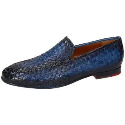 Abbildung von Melvin &amp; Hamilton Clive 22 Mexico Weave Electric Slipper, Herren, Größe: 45, Blauw Schuhe