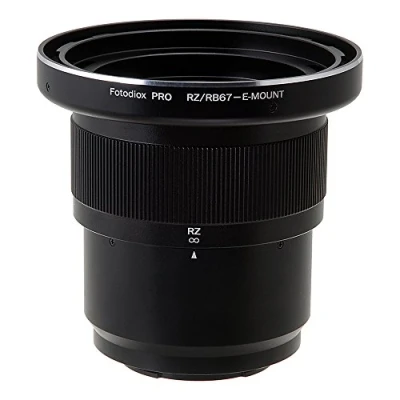 Abbildung von Fotodiox Pro Lens Mount Adapter Compatible with Mamiya RB67 and RZ67 Lenses on Sony E Cameras