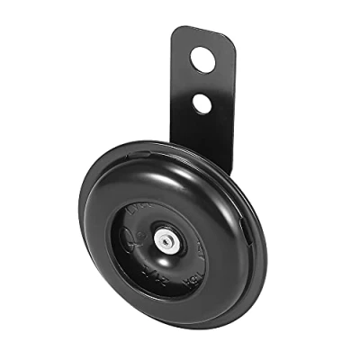 Abbildung von uxcell 12V 1.5A Universal Horn Hupe Lautes für Motorrad Fahrzeug Auto LKW Moped Roller Scooter ATV Schwarz