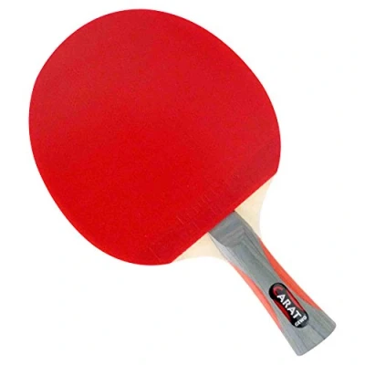 Abbildung von GEWO Carat Tischtennisschläger ITTF genehmigter Allround mit ausgewogener Spin Speed Balance, Fertigschläger schnellem Belag und hohen Rotationseigenschaften, Griff konkav