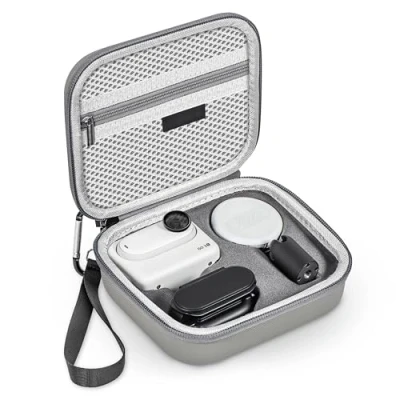 Abbildung von Tomat Tragetasche für Insta360 GO 3s Action, Aufbewahrungstasche, Mini Schutzhülle, Tasche kompatibel mit 3s/ 3 Action Kamera Zubehör