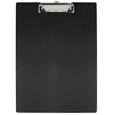 Abbildung von Westcott Klemmbrett, für A4, Kunststoff, schwarz E 17101, 17101 BLACK