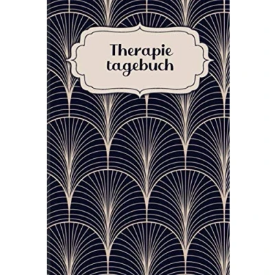 Abbildung von Therapietagebuch: Zum Ausfüllen zur Reflektion &amp; Zusammenfassung der Sitzungen, Erfassung von Vorsätzen weiteren Fragen Motiv: Klassisch Modern
