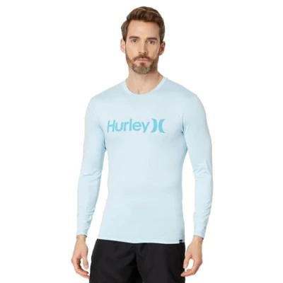 Abbildung von Hurley Herren OAO Quickdry Rashguard LS Rash Guard Shirt, Sea Haze, XL