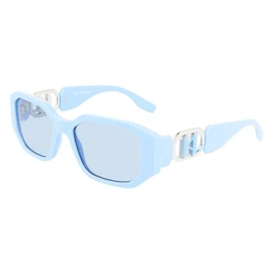 Abbildung von Karl Lagerfeld Unisex KL6085S Sunglasses, 450 Azure, 55