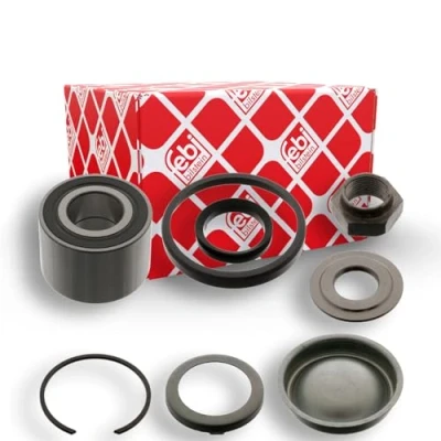Abbildung von FEBI BILSTEIN 47344 Radlagersatz Hinterachse links, rechts mit Anbaumaterial 52 Schrägkugellager CITROËN: C3 I Schrägheck, C2 Schrägheck