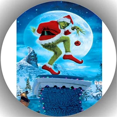 Abbildung von Fondant Tortenaufleger Tortenbild Geburtstag Weihnachten/ Xmas/ Christmas K11.