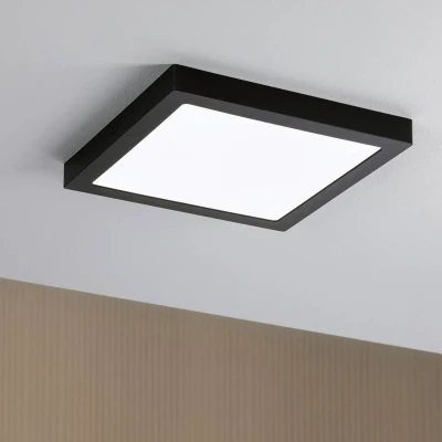 Abbildung von Paulmann 71026 LED Panel Abia 300x300mm eckig Tageslichtweiß Schwarz Lichtpanel Kunststoff Beleuchtungssystem 4000 K