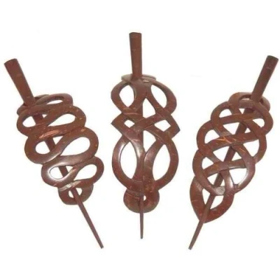 Abbildung von Haarspange aus Kokos Holz handgeschnitzt, Haarschmuck, Anzahl:1 Stück
