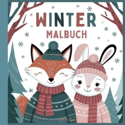 Abbildung von Wintermalbuch für Kinder: Winterzauber Kinder ab 3 Jahren liebevoll gestaltete Wintermotive zum Ausmalen
