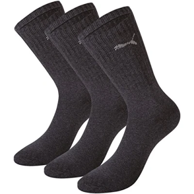 Abbildung von PUMA Herren Crew Socken, Grau, 39 42 EU