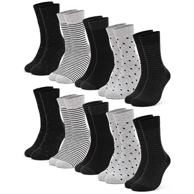 Abbildung von Occulto 10 PAAR Milka Socken, Damen, Größe: 35 38, Black