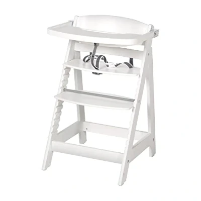 Abbildung von roba® Hochstuhl Sit Up FUN, inkl abnehmbarem Essbrett &amp; Bügel, weiß