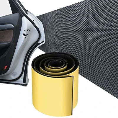Abbildung von XTROBB Wandtürstopper Autotür Kantenschutz Garagen Wandschutz Rubber Guard Selbstklebend, 20x200x0,4cm