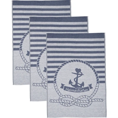 Abbildung von ROSS Geschirrtuch &quot;Maritim Heimathafen&quot;, (Set, 3 tlg.), Motivtuch, aus 100% Baumwolle