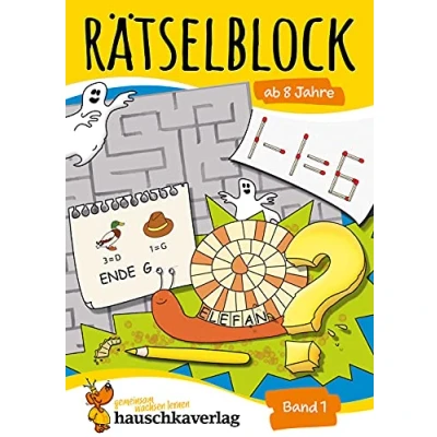 Abbildung von Rätselblock Band 1 ab 8J A5 Block Hauschka Verlag