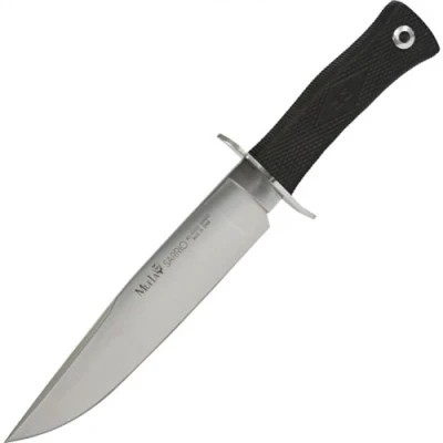 Abbildung von Muela Unisex Erwachsene Sarrio Black and Steel Messer, Silber, one Size