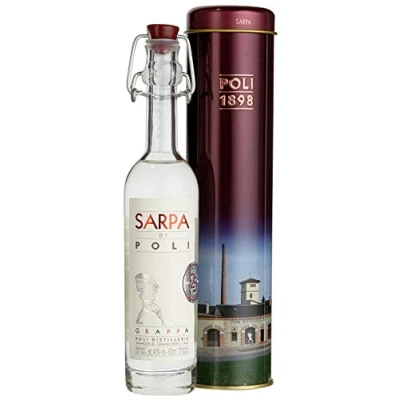 Abbildung von Jacopo Poli Grappa Sarpa di &#039;Baby&#039; in Geschenkröhre (1 x 0.1 l)