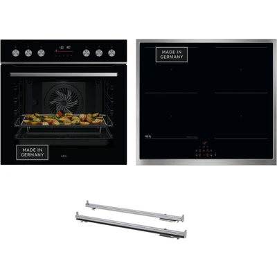 Abbildung von AEG Elektro Herd Set &quot;HH24HSPID&quot;, Serie 5000, HH24HSPID, Pyrolyse Selbstreinigung, Hob2Hood, AirFry