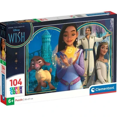 Abbildung von Clementoni Super Color Disney Wish Puzzle 104 Teile