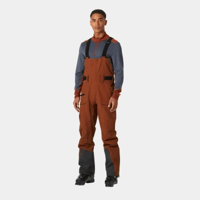 Abbildung von Helly Hansen Men Sogn Bib Shell Pants Herren Skihose Iron Oxide M