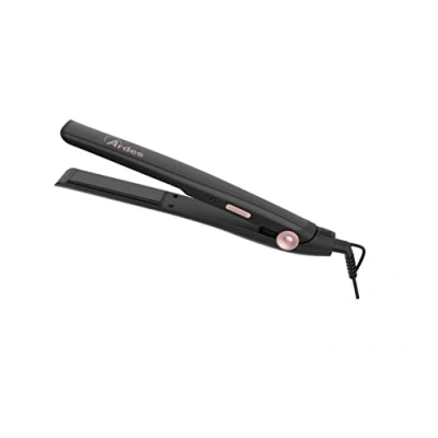Abbildung von ARDES ARPIA01 Professioneller Haarglätter für glattes und welliges Haar HERA 28W, Keramischer mit 360 drehbarem Kabel, Haken Plattenverriegelung, schneller Erwärmung