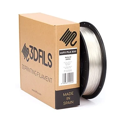 Abbildung von 3DFILS EsFil PLA Max Filament für 3D Drucker, 1,75 mm, 1 kg, natürlich
