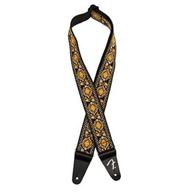Abbildung von Fender Pasadena Woven Guitar Strap YLW LOTUS