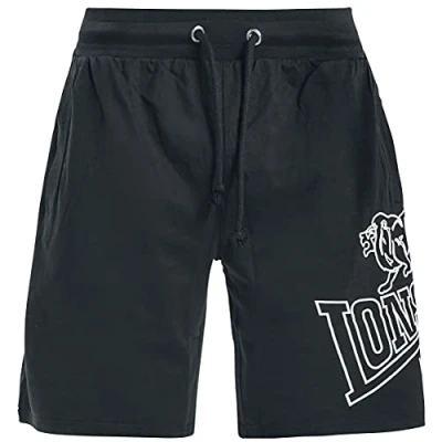 Abbildung von Lonsdale Normale Passform Chilley Jogginghose, Herren, Größe: XL, Black